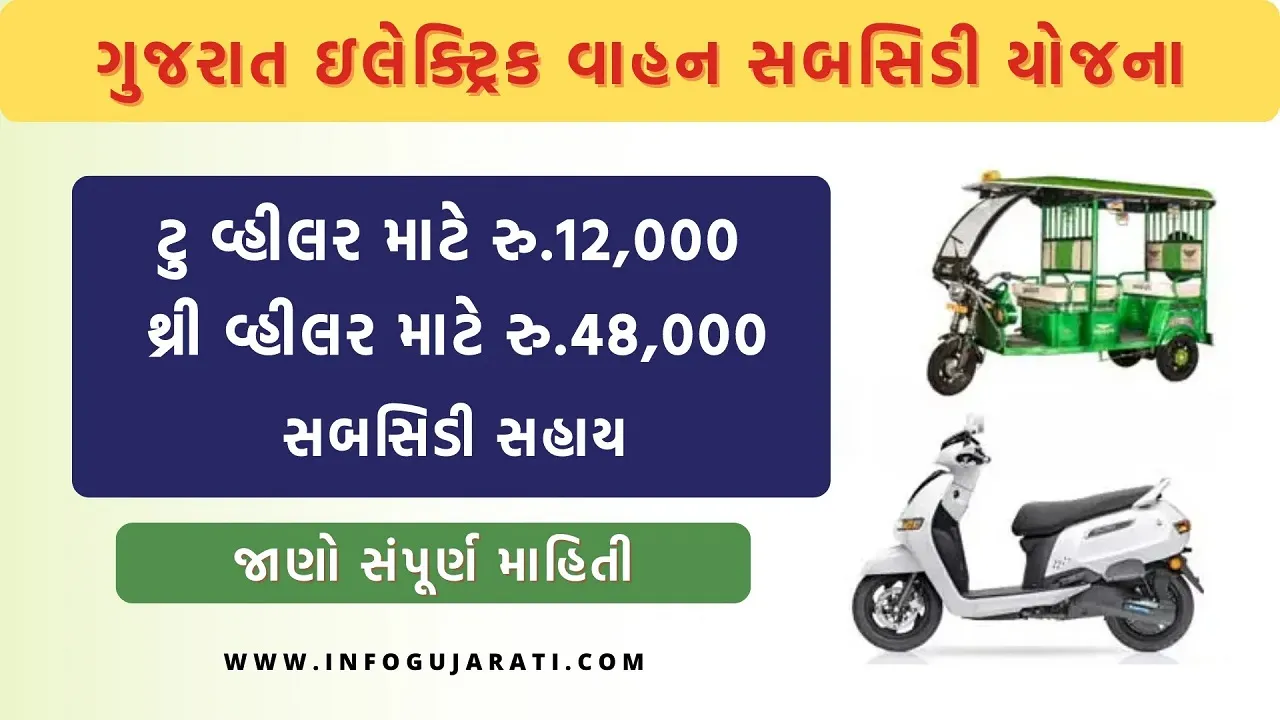 ગુજરાત ઇલેક્ટ્રિક વાહન સબસિડી યોજના