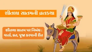 શીતળા સાતમ પર નિબંધ વાર્તા, વ્રત, પૂજા કરવાની રીત